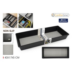 Contenitore per Sistemare Multiuso Confortime NON-SLIP 40 x 17 x 5 cm (24 Unità)