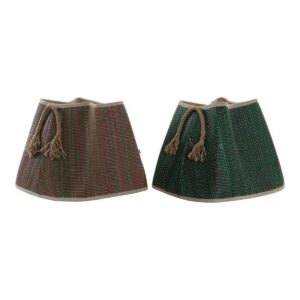 Set di Cestini DKD Home Decor Fibra naturale Boho 40 x 40 x 38 cm