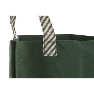 Sacchetto di rifiuti da giardino Home ESPRIT Bianco Verde Cotone 40 x 40 x 60 cm