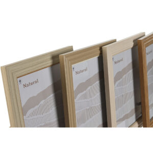 Cornice Portafoto Home ESPRIT Multicolore Cristallo polistirene 26,2 x 1,6 x 31,2 cm (4 Unità)