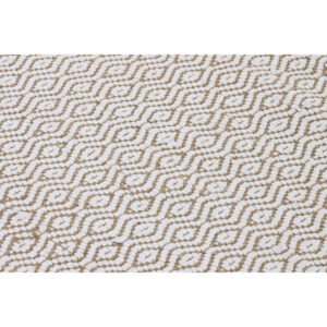 Tappeto Home ESPRIT Bianco Naturale 120 x 1 x 180 cm