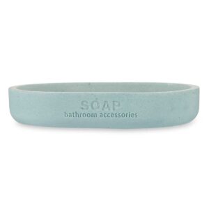 Portasapone Berilo B5456BC-4 - 457 Azzurro Resina Bambù 12,5 x 2,5 x 8,5 cm (6 Unità)