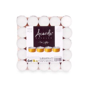 Set di Candele Acorde Tea Lights (20 Unità)