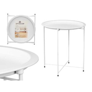 Tavolo Aggiuntivo Pieghevole WR4405.1 Bianco 46,8 x 50,2 x 46,8 cm (4 Unità)