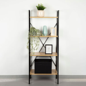 Scaffale Max Home Acciaio Melammina Truciolare 60 x 148 x 32 cm
