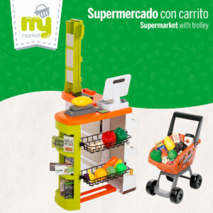 Supermercato di Giocattoli Colorbaby 50 x 82 x 42 cm 50 Pezzi 2 Unità