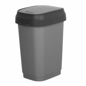 Secchio della spazzatura Curver Grigio scuro Plastica 35 L (6 Unità)