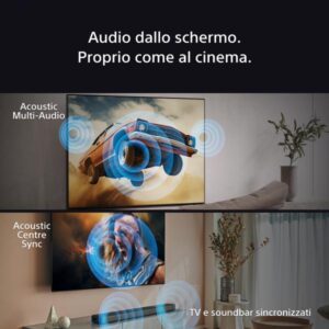 Sony BRAVIA 7 QLED (XR l Mini LED) 85 pollici 4K HDR Google Smart TV (2024) Gaming menu per PlayStation 5, IMAX Enhanced, Dolby Vision Atmos, Chromecast, AirPlay, 120Hz 85XR70