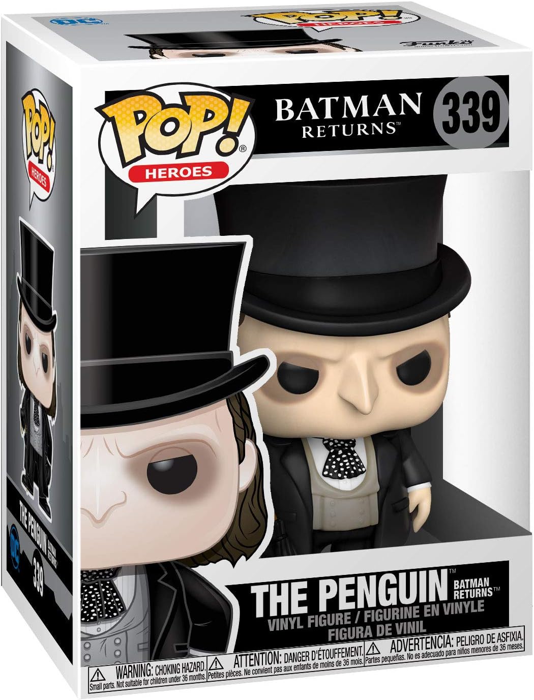 Funko Pop! Heroes: DC Batman Returns-The Penguin - Figura in Vinile da Collezione - Idea Regalo - Merchandising Ufficiale - Giocattoli per Bambini e Adulti - Movies Fans - Figura per i Collezionisti