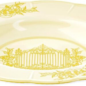 Guzzini - Piatto fondo melamina Josephine 'Table Decor' (Giallo Polvere)