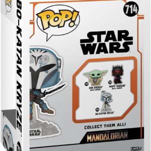 Funko Pop! Star Wars: The Mandalorian – Bo-Katan With Darksaber And Jet Pack - Figura in Vinile da Collezione - Idea Regalo - Merchandising Ufficiale - Giocattoli per Bambini e Adulti - TV Fans