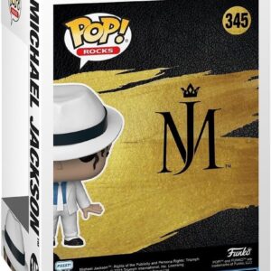 Funko Pop! Rocks: Michael Jackson - MJ - (lean) - Figura in Vinile da Collezione - Idea Regalo - Merchandising Ufficiale - Giocattoli per Bambini e Adulti - Music Fans - Figura per i Collezionisti