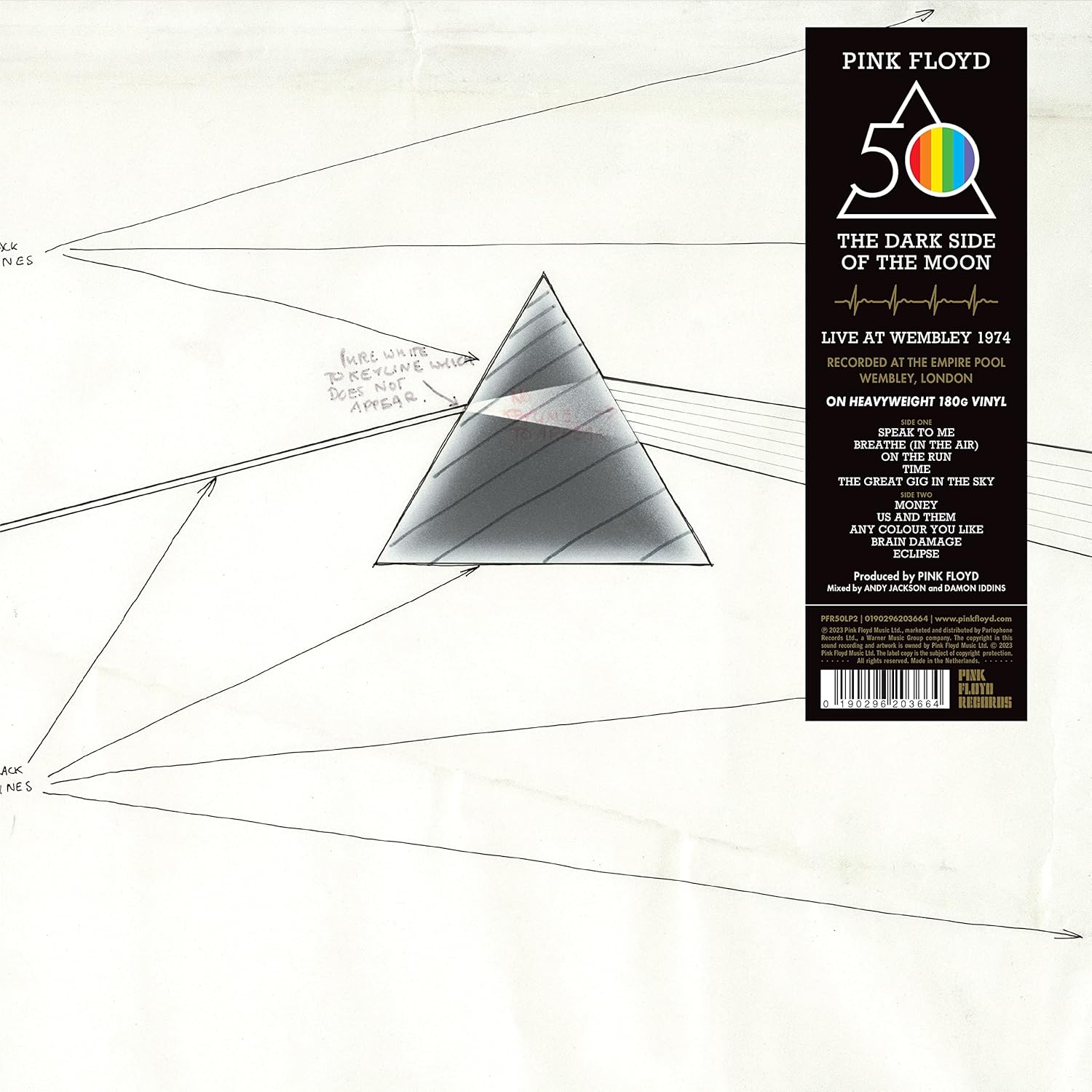 The Dark Side Of..Live The Moon (Live At Wembley 1974 50Th Anniversary) [Vinile] Pink Floyd