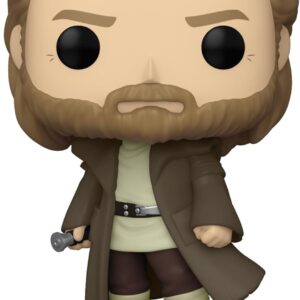 Funko Pop! Vinyl: Star Wars Obi-Wan Kenobi- Figura in Vinile da Collezione - Idea Regalo - Merchandising Ufficiale - Giocattoli per Bambini e Adulti - TV Fans - Figura per i Collezionisti