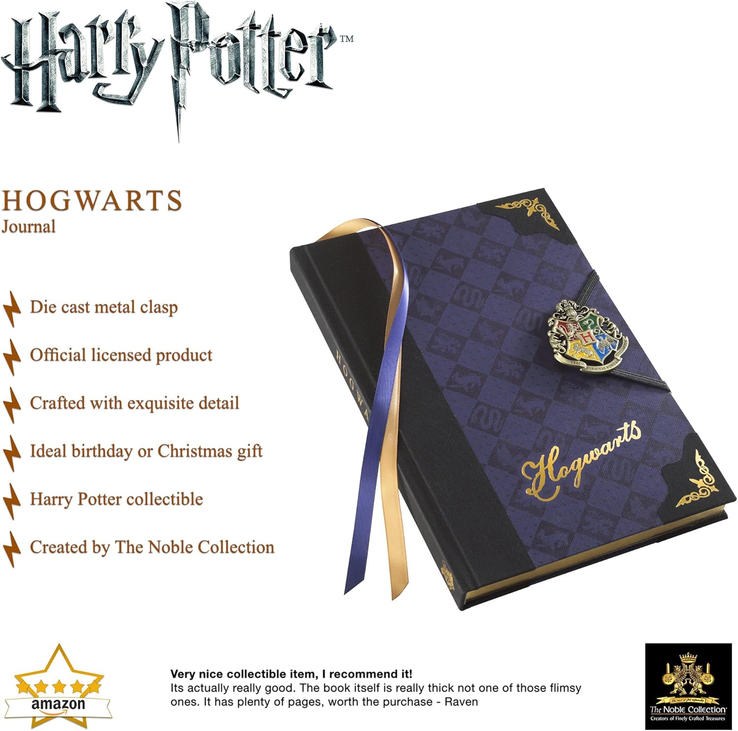 The Noble Collection Hogwarts Journal