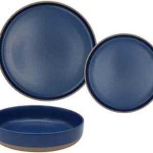 lifestyle WD SET 18 PIATTI BICOLORE (BLU)