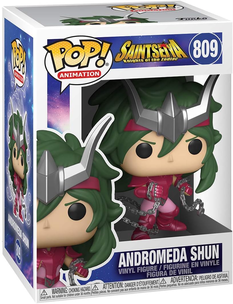 Funko Pop! Animation: Saint Seiya - Andromeda Shun - Figura in Vinile da Collezione - Idea Regalo - Merchandising Ufficiale - Giocattoli per Bambini e Adulti - Anime Fans - Figura per i Collezionisti
