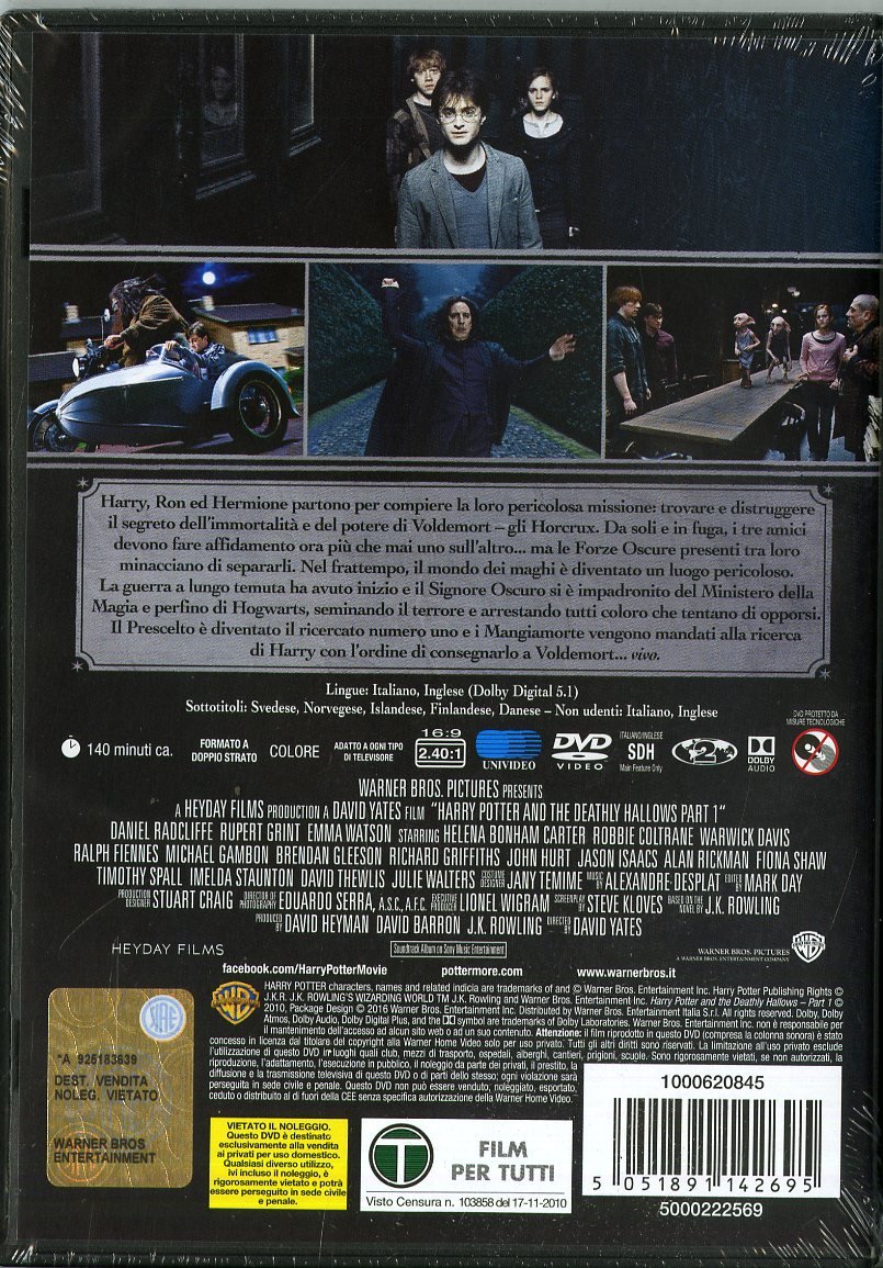 Harry Potter E I Doni Della Morte Parte I (Nuova Creativita') [DVD]