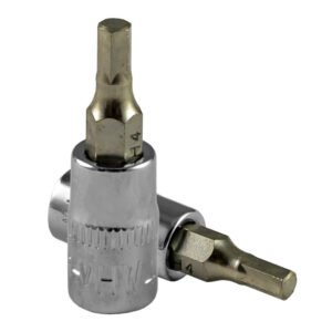 TESTE PER MANICO GIRAVITE HEX 6MM, CROMATA