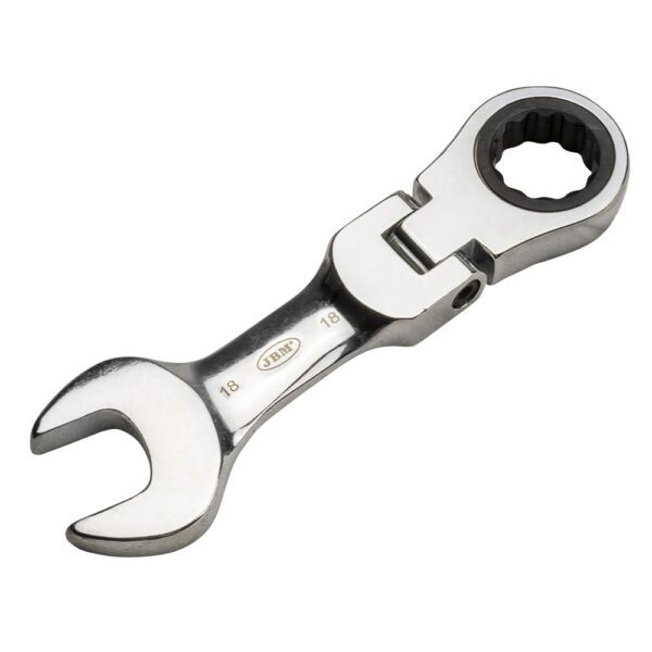 CHIAVE COMBINATA SNODATA CORTA CON CRICCHETTO - 12 MM