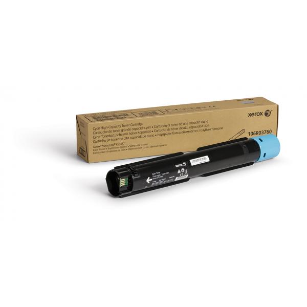 ORIGINAL Xerox toner ciano 106R03760 VersaLink C7000 ~10100 Seiten
