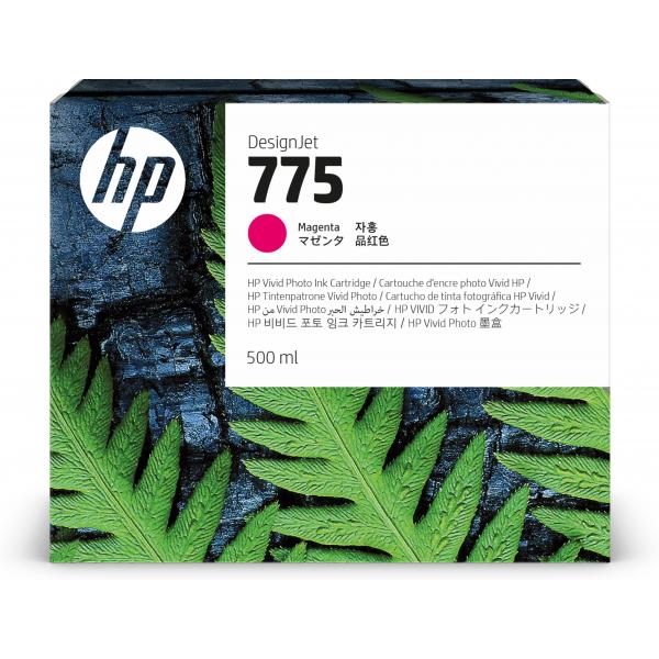 ORIGINAL HP Cartuccia d'inchiostro magenta 1XB18A 775 500ml Cartuccia di inchiostro magenta HP 775 da 500 ml