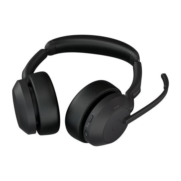 Evolve2 55, cuffie black , Stereo, UC, USB-A, Link380a