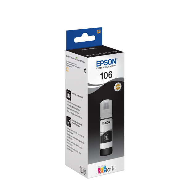 ORIGINAL Epson Cartuccia d'inchiostro Nero (Foto) C13T00R140 106 70ml