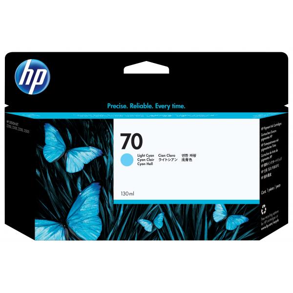 ORIGINAL HP Cartuccia d'inchiostro ciano (chiaro) C9390A 70 130ml