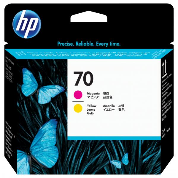 ORIGINAL HP Testina per stampa giallo / magenta C9406A 70