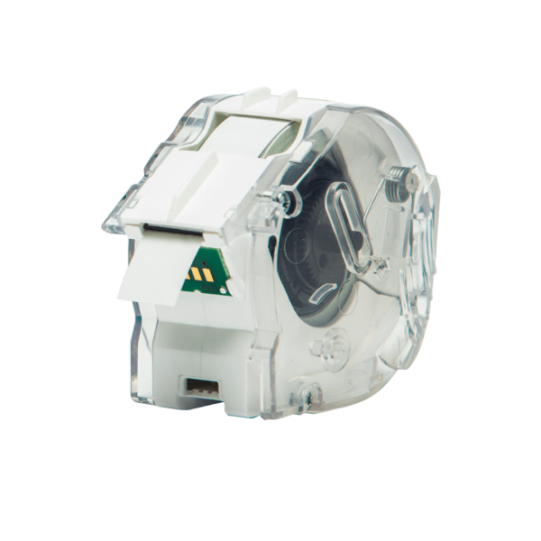 ORIGINAL Brother Etichette Bianco su verde CZ-1002 12 mm Rotolo di etichette colorate 12 mm x 5 m, autoadesive