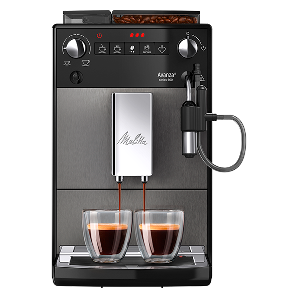 Avanza F270-100 ,  completamente automatica edelstahl/ nero