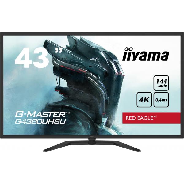 G-Master G4380UHSU-B1, Gaming-Monitor    108 cm (43 pollici),  black , UltraHD/4K, AMD Free-Sync, VA, 144Hz Panel