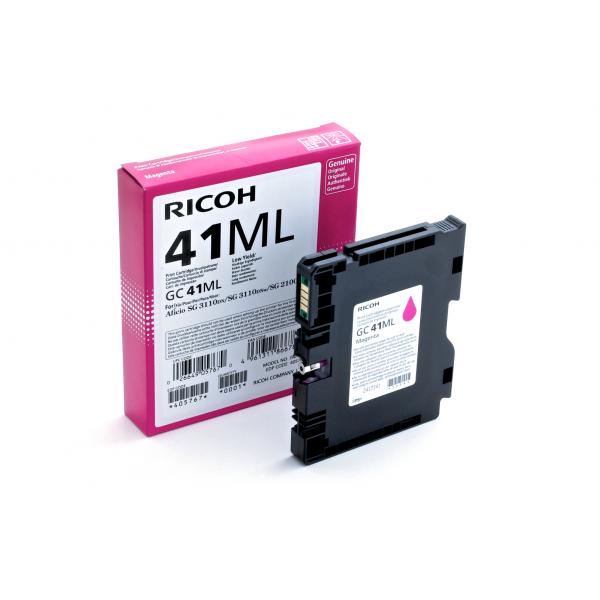 ORIGINAL Ricoh cartuccia gelo magenta GC41ML 405767 ~600 Seiten
