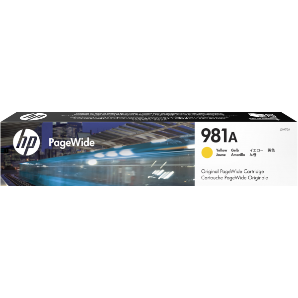 ORIGINAL HP Cartuccia d'inchiostro giallo J3M70A 981A ~6000 Seiten