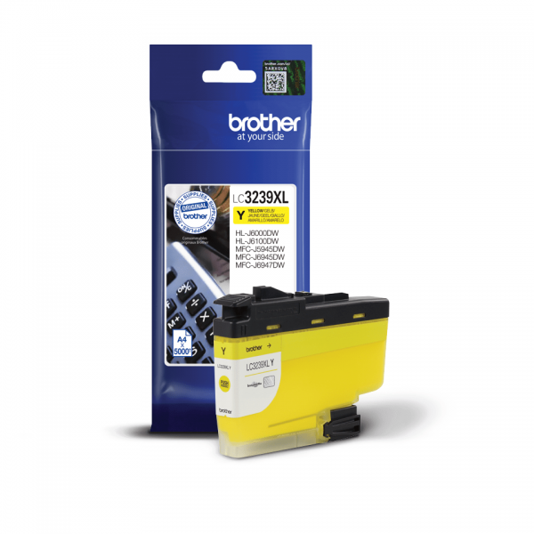 ORIGINAL Brother Cartuccia d'inchiostro giallo LC3239XLY LC-3239XLY ~5000 Seiten