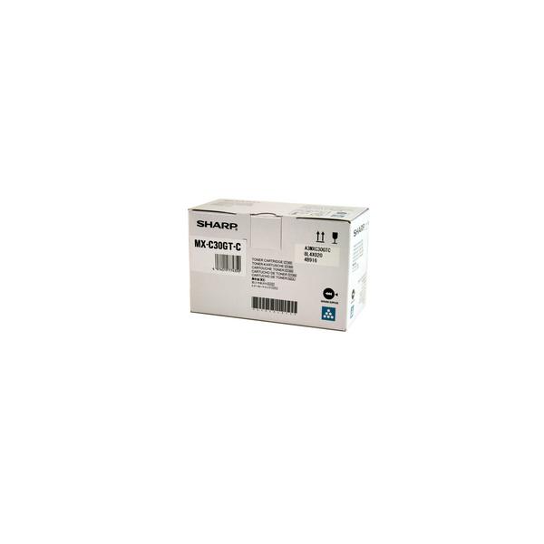ORIGINAL Sharp toner ciano MX-C30GTC ~6000 Seiten