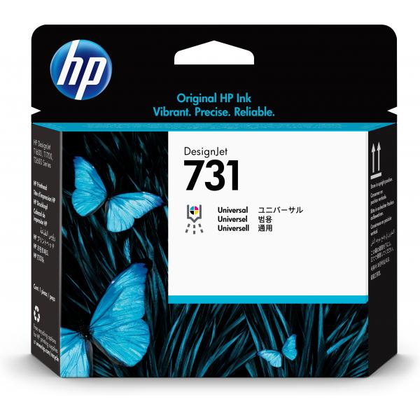 ORIGINAL HP Testina per stampa differenti colori P2V27A 731