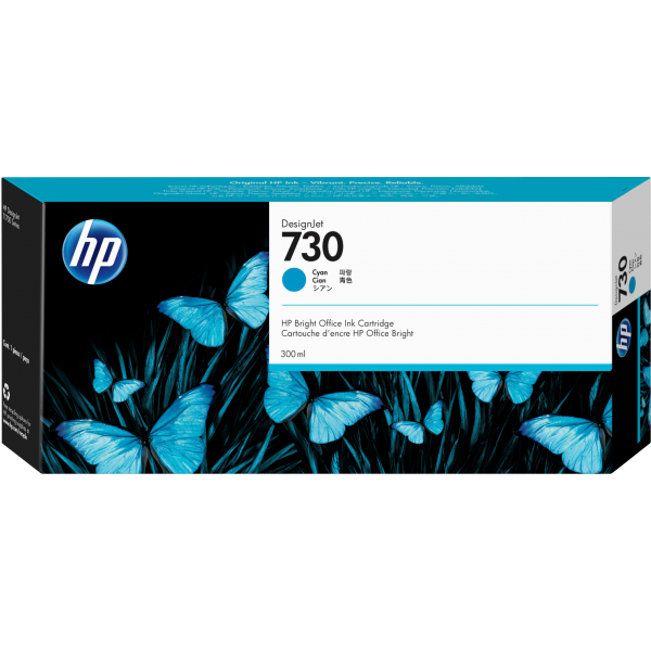 ORIGINAL HP Cartuccia d'inchiostro ciano P2V68A 730 300ml