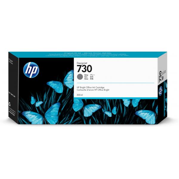 ORIGINAL HP Cartuccia d'inchiostro Grigio P2V72A 730 300ml