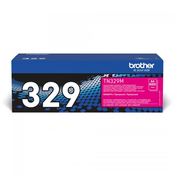 ORIGINAL Brother toner magenta TN-329M 329 ~6000 Seiten