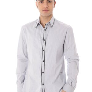 COSTUME NATIONAL CAMICIA MANICHE LUNGHE UOMO AZZURRO