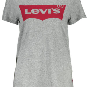 LEVI'S T-SHIRT MANICHE CORTE DONNA GRIGIO