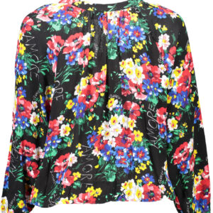 DESIGUAL T-SHIRT MANICHE LUNGHE DONNA NERO
