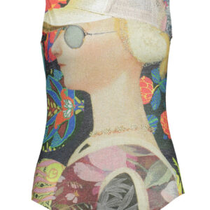 DESIGUAL BODY A CANOTTA DONNA VERDE