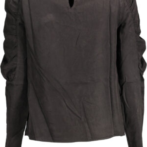 DESIGUAL CAMICIA MANICHE LUNGHE DONNA NERO