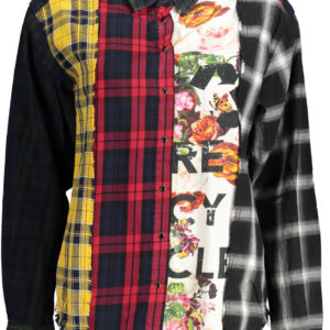 DESIGUAL CAMICIA MANICHE LUNGHE DONNA NERO