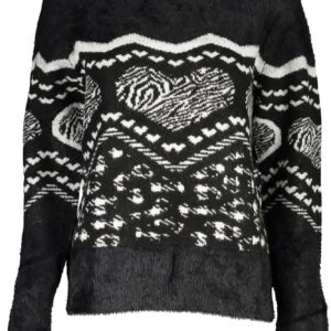 DESIGUAL MAGLIONE DONNA NERO
