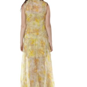 JOHN GALLIANO ABITO LUNGO DONNA GIALLO