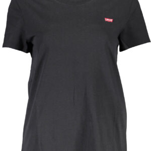 LEVI'S T-SHIRT MANICHE CORTE DONNA NERO